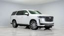 Cadillac Escalade Premium Luxury 6.2L 4WD | AED 3,980 PM | Captain Chair, Low KM, Rear ENT | Ramadan Offer