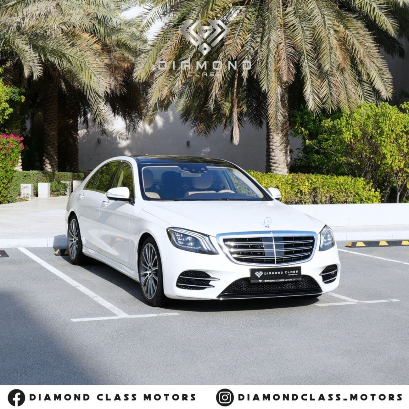 Mercedes-Benz S 560 Exclusive Edition 4.0L Mercedes S560 AMG Full Option  Panoramic  5 Buttons  2018 GCC