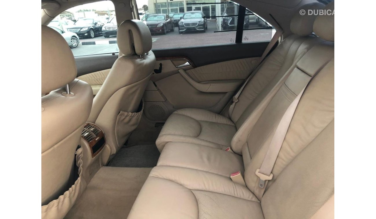 مرسيدس بنز S 350 موديل 2005 خليجي حاله ممتازه من الداخل والخارج فل مواصفات ابواب شفط دخول بدون مفتاح بصمه لارج ستاير