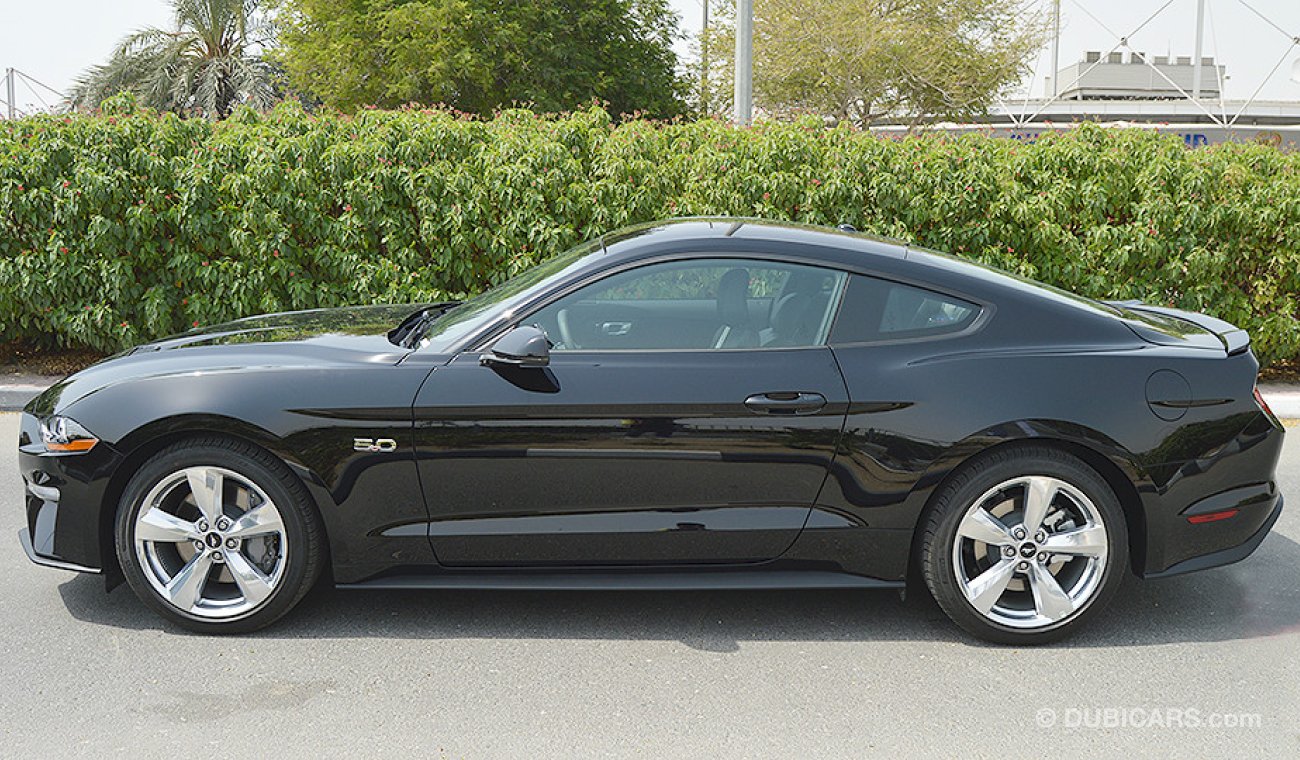 Ford Mustang GT Premium 2018, 5.0L V8 GCC, M/T, 0km with 3 Years or 100K km WRNTY, 60K km Service at Al Tayer