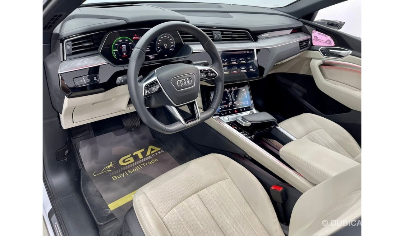 أودي اي-ترون 2020 Audi E-Tron 55 S-Line Quattro Sportback, Agency Warranty + Service Contract, GCC