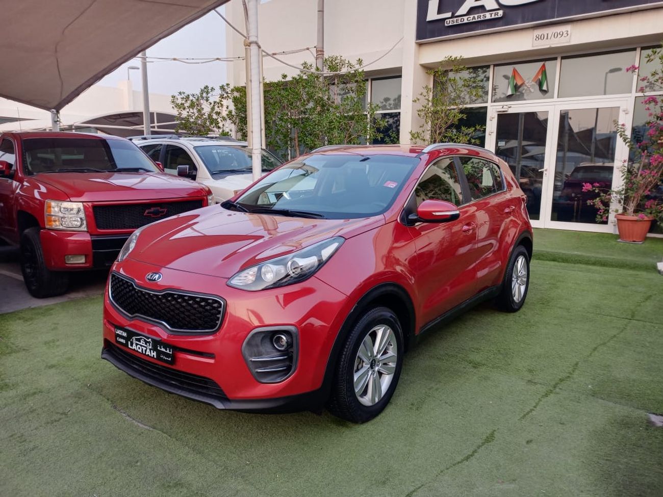 كيا سبورتيج خليجى  صبغ وكالة 1600 سى سى موديل 2018 مثبت سرعة تحكم رنجات أنوار ضباب بحالة ممتازة