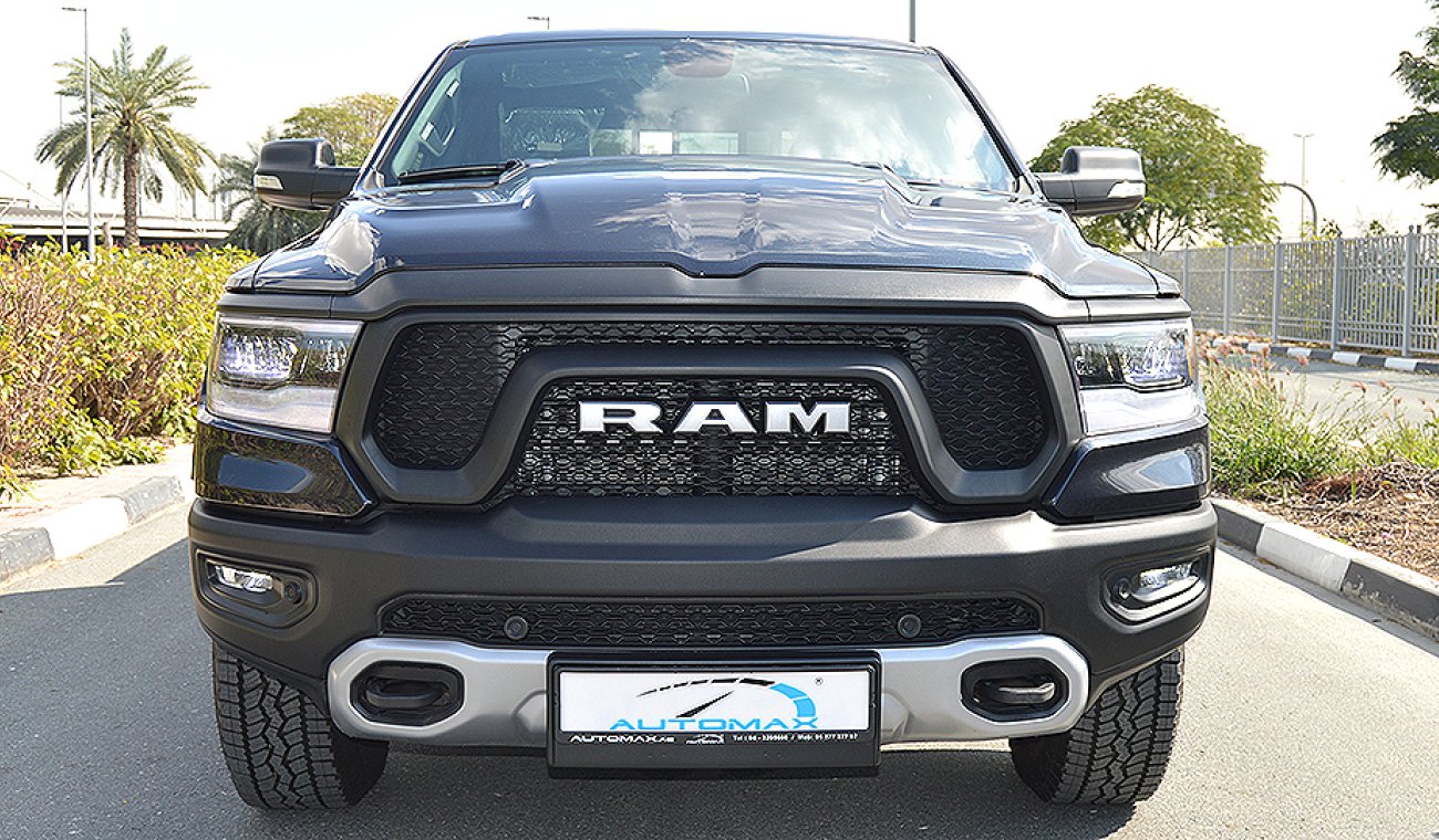 RAM 1500 2019 Rebel 1500 4X4, 5.7L V8 HEMI, GCC, 0km with 3 Years or 100,000km Warranty