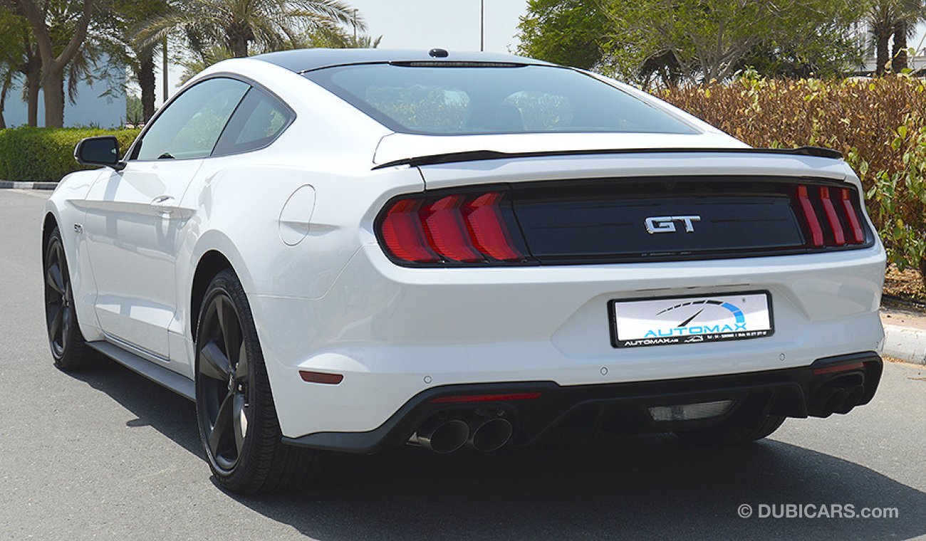 Ford Mustang GT Premium 2018, 5.0L V8 GCC, 460hp, 0km w/ 3 Years or 100K km Warranty + 60K km Service at Al Tayer