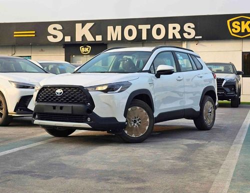 تويوتا كورولا كروس HYBRID /1.8L  A/T / FULL OPTION / SUNROOF, LEATHER/ 17" ALLOY WHEELS/CODE#XLE