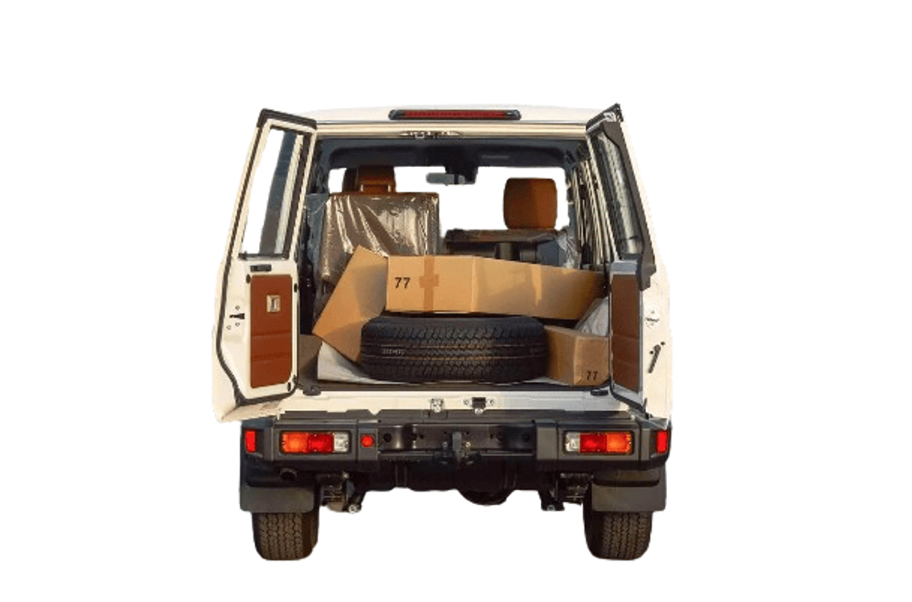 Toyota Land Cruiser 70 ECTMQM001 – 2025 TLC76 5 Doors Hardtop - 2.8L Diesel Auto White with Tan Interior