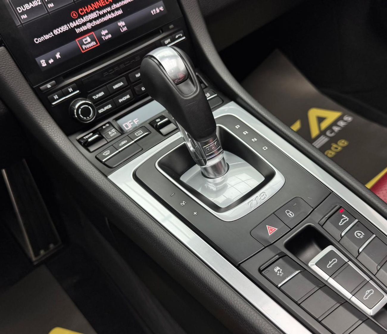 Porsche 718 Boxster S 2.5L A/T 2017 Porsche 718 Boxster S, Porsche Service History, Excellent Condition, GCC