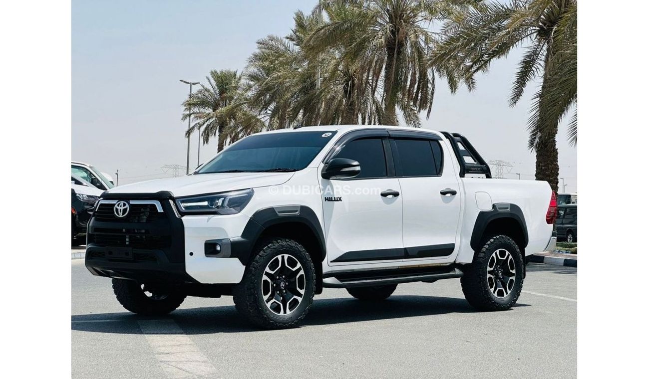 تويوتا هيلوكس 2016 WHITE DIESEL 4x4 *2021 SHAPE* | PUSH START | ELECTRIC SEATS | LEATHER SEATS | ALLOY RIMS | SPOR