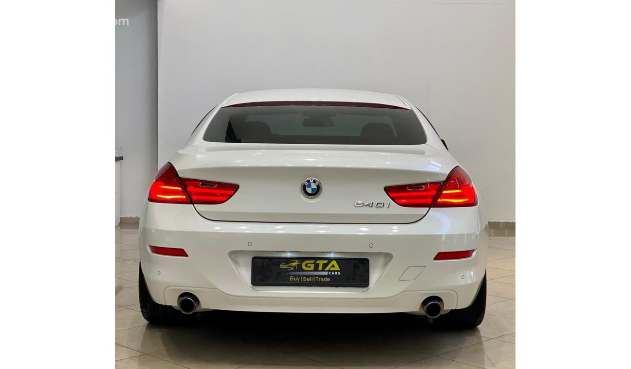 بي أم دبليو 640i 2013 BMW 640i Grand Coupe, BMW History, Warranty, Service Contract, GCC