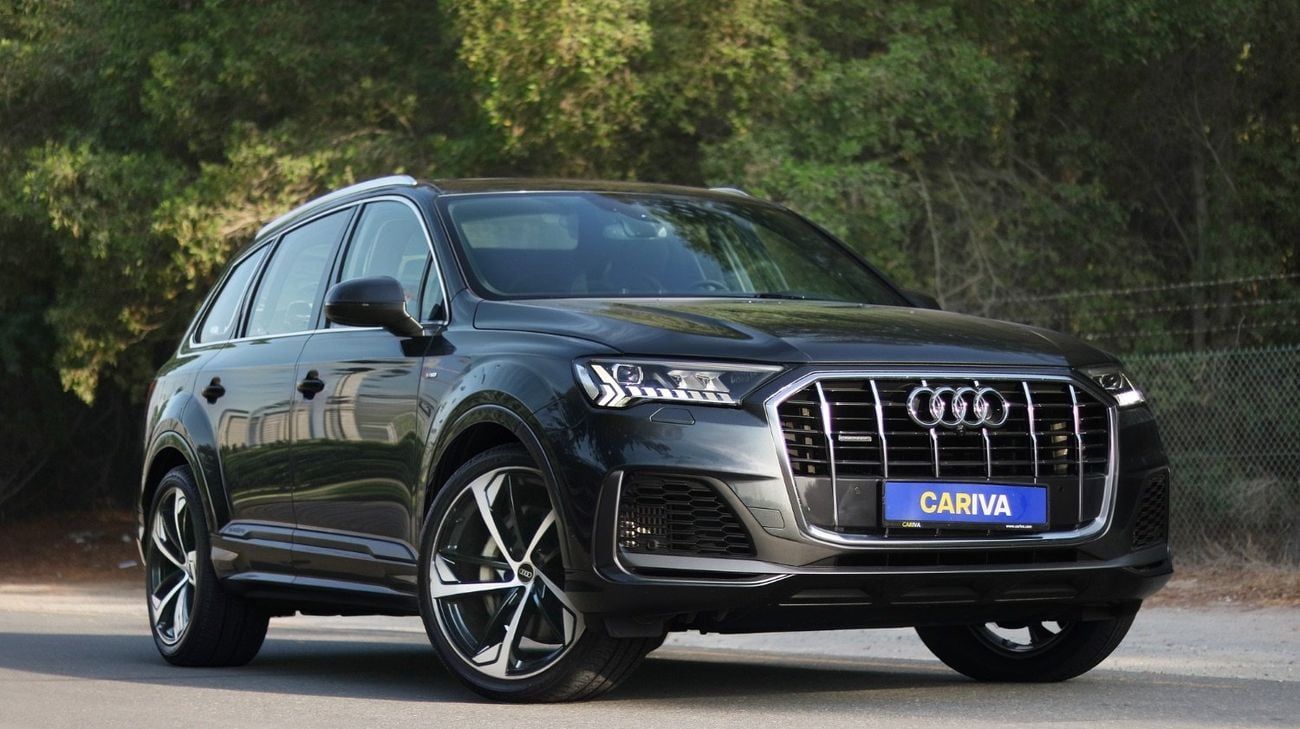 أودي Q7 45 TFSI quattro S Line 2.0L Complete Service History Available || Accident Free
