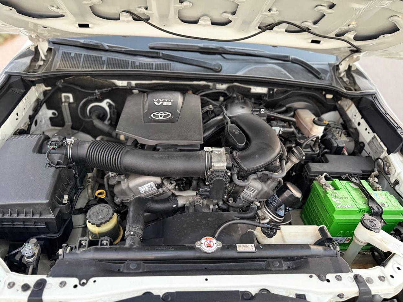 Toyota Fortuner Toyota fortuner 2019 white with orange interior LHD gcc specs 7 seaters