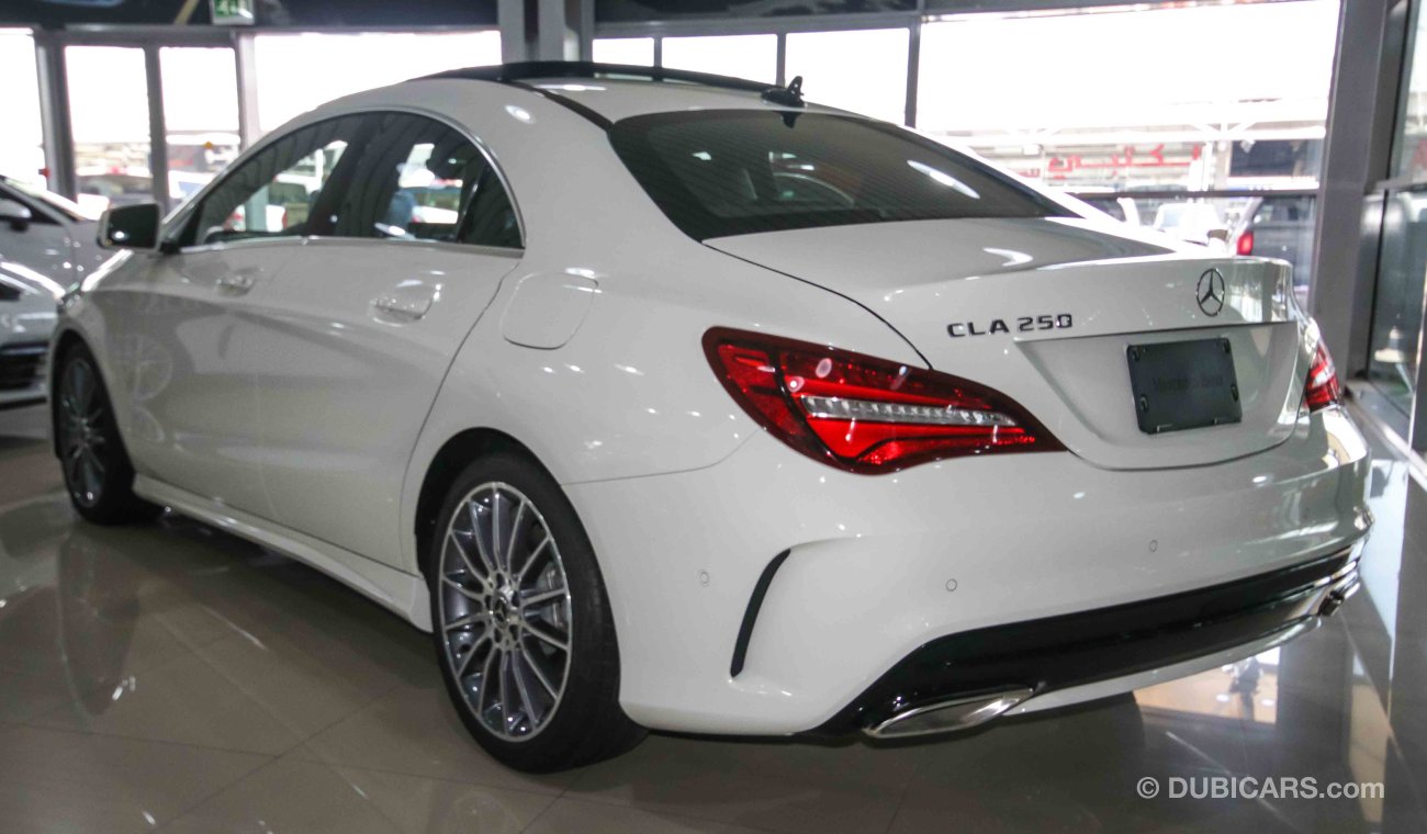 Mercedes-Benz CLA 250 I4 Turbo, GCC Specs with 2 Years Unlimited Mileage Warranty