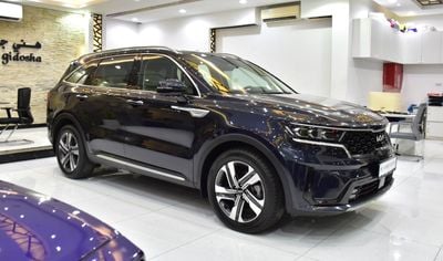 Kia Sorento EX TOP EXCELLENT DEAL for our KIA Sorento V6 4WD Full Option ( 2023 Model ) in Blue Color GCC Specs