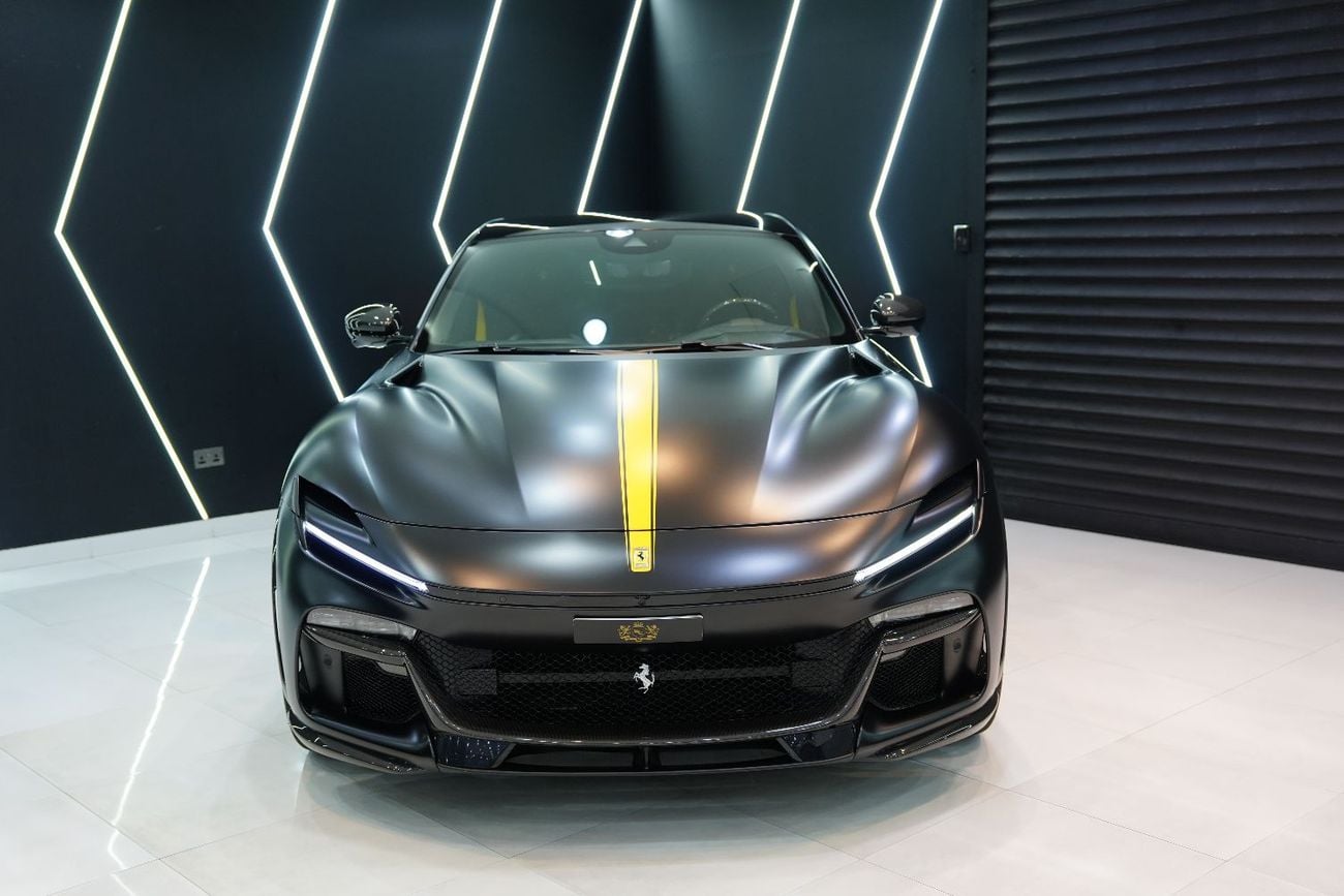 Ferrari Purosangue STD 2025 Ferrari Purosangue, Carbon Ext/Int Pack, Giallo Triplo Strato Livery, Al Tayer Warr + Serv!