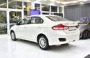 سوزوكي سياز EXCELLENT DEAL for our Suzuki Ciaz ( 2022 Model ) in White Color GCC Specs