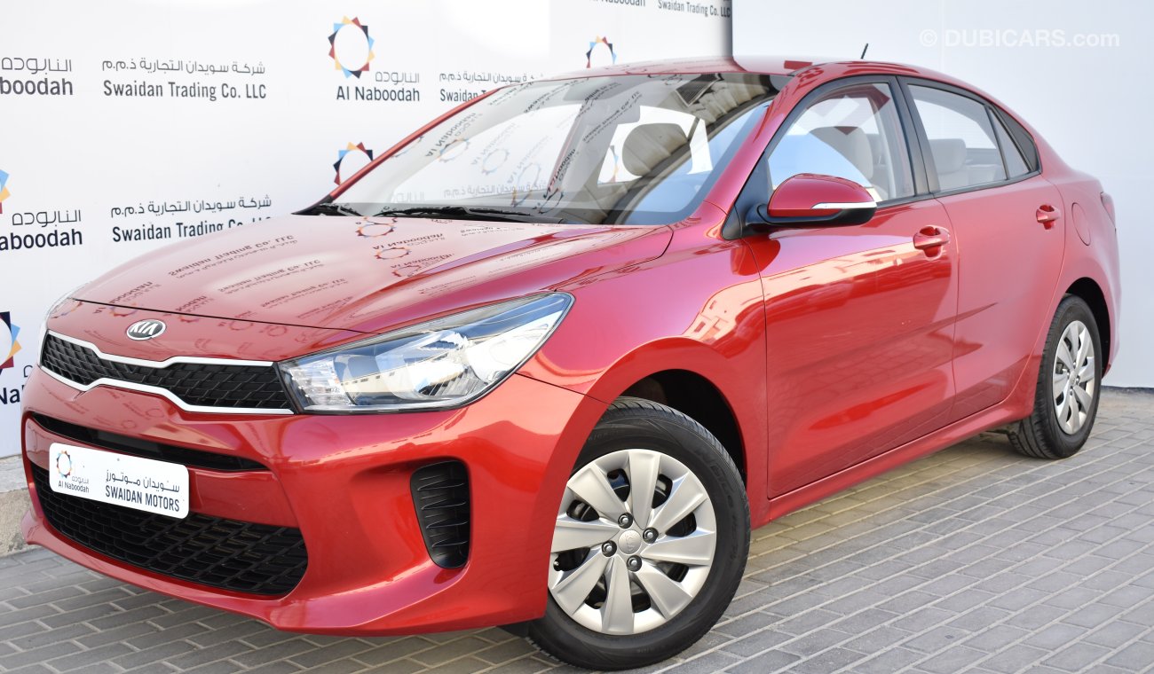 Kia Rio 1.4L 2018 GCC SPECS WITH DEALER WARRANTY