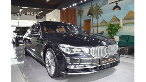 BMW 740Li Exlusive صبغ وكاله | GCC Specs | Original Paint | Full Service History | Excellent Condition | Singl