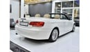 BMW 320i EXCELLENT DEAL for our BMW 320i Convertible ( 2008 Model ) in White Color GCC Specs