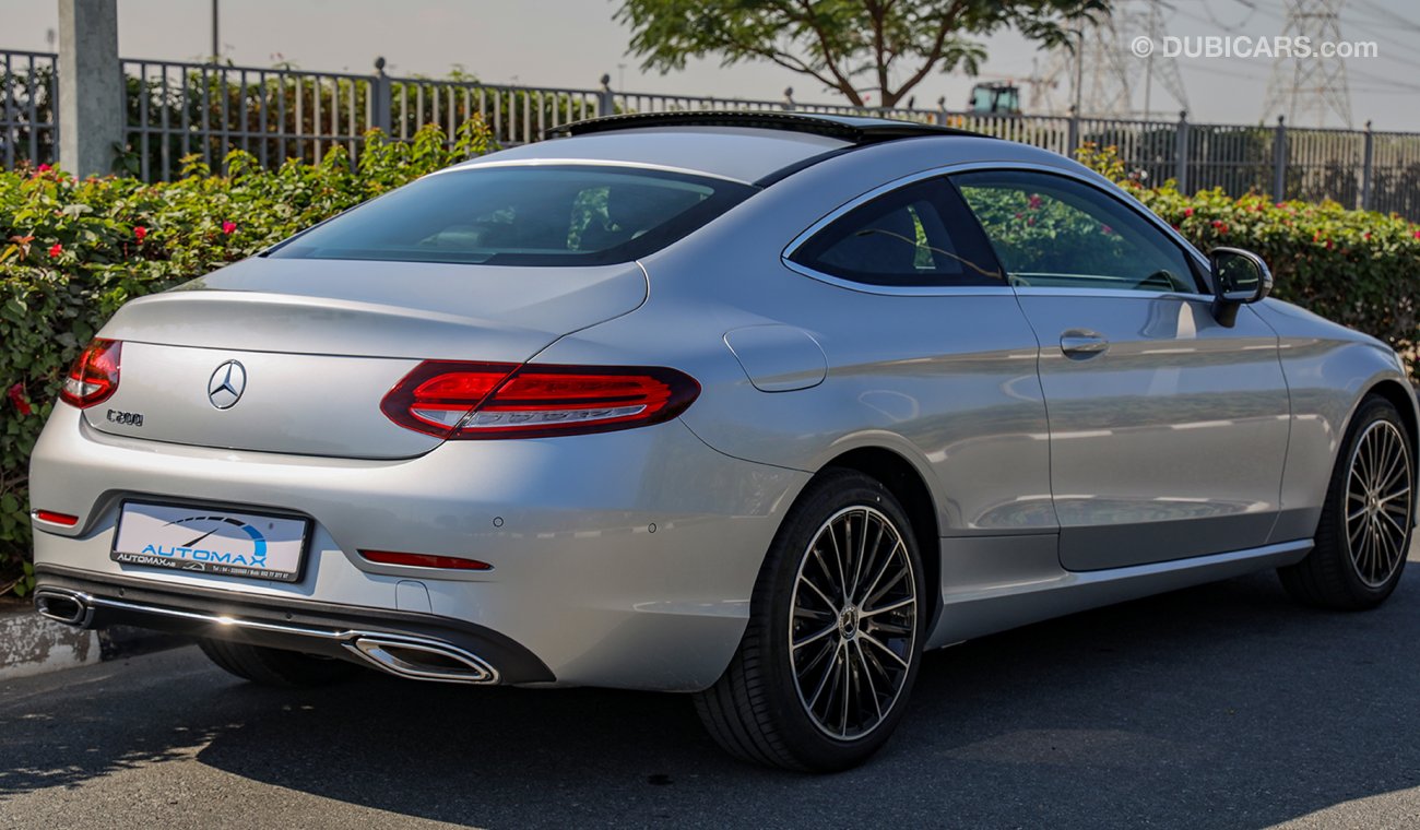 Mercedes-Benz C 200 Coupe 2020  AMG , GCC 0km W/3Yrs or 100K KM warranty + 3Yrs or 50K KM Service.