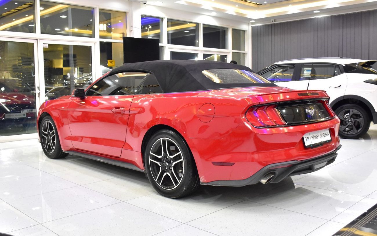 Ford Mustang EXCELLENT DEAL for our Ford Mustang ECOBOOST Convertible ( 2020 Model ) in Red Color American Specs