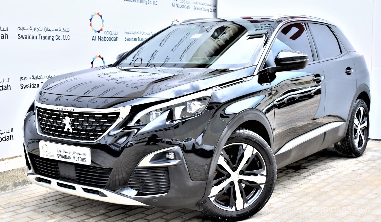 Peugeot 3008 1.6L GT LINE 2018 GCC SPECS UNDER AGENCY WARRATY UP TO 2022 OR 100,000 KM