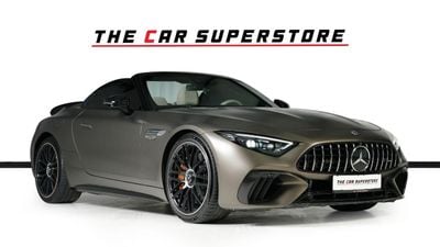 مرسيدس بنز SL 63 AMG 4 MATIC Plus-Low Mileage-Exclusive Color-AMG Driver Performance Pack