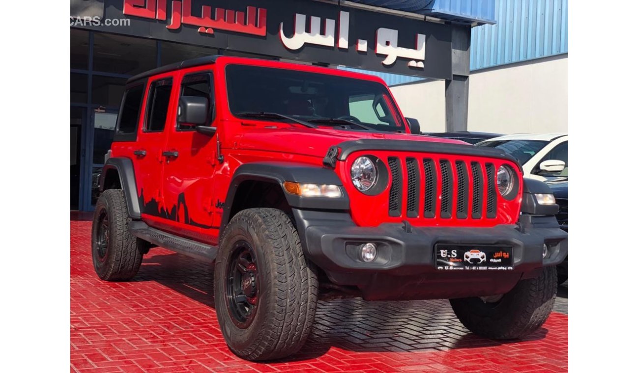 جيب رانجلر UNLIMITED LIFTED GCC 2018 FSH LOW MILEAGE WITH AGENCY WARRANTY IN MINT CONDITION