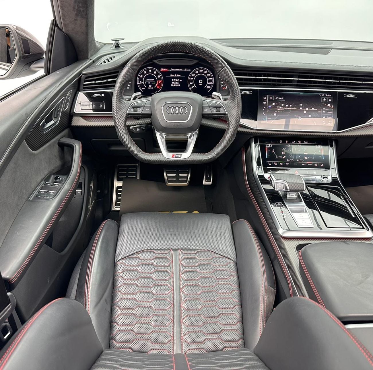 Audi RSQ8 quattro 4.0L 2020 Audi RS Q8, 1 Year Warranty Unlimited Km, Audi Full Service History, GCC
