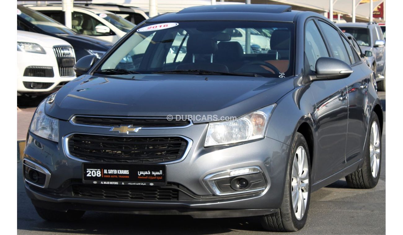 شيفروليه كروز LT شيفروليه كروز 2016 خليجي بحالة ممتازة فل أوبشن بلدون حوادث