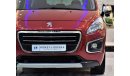 Peugeot 3008 EXCELLENT DEAL for this Peugeot 3008 2015 Model!! in Red Color! GCC Specs