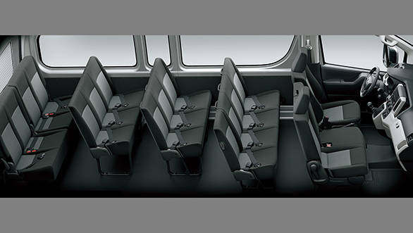 Toyota Hiace interior - Seats