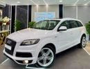 Audi Q7 TFSI quattro Sports Style Package 3.0L AMAZING WHITE AUDI Q7 S_LINE V6 || FULL OPINION || GCC || 7 S