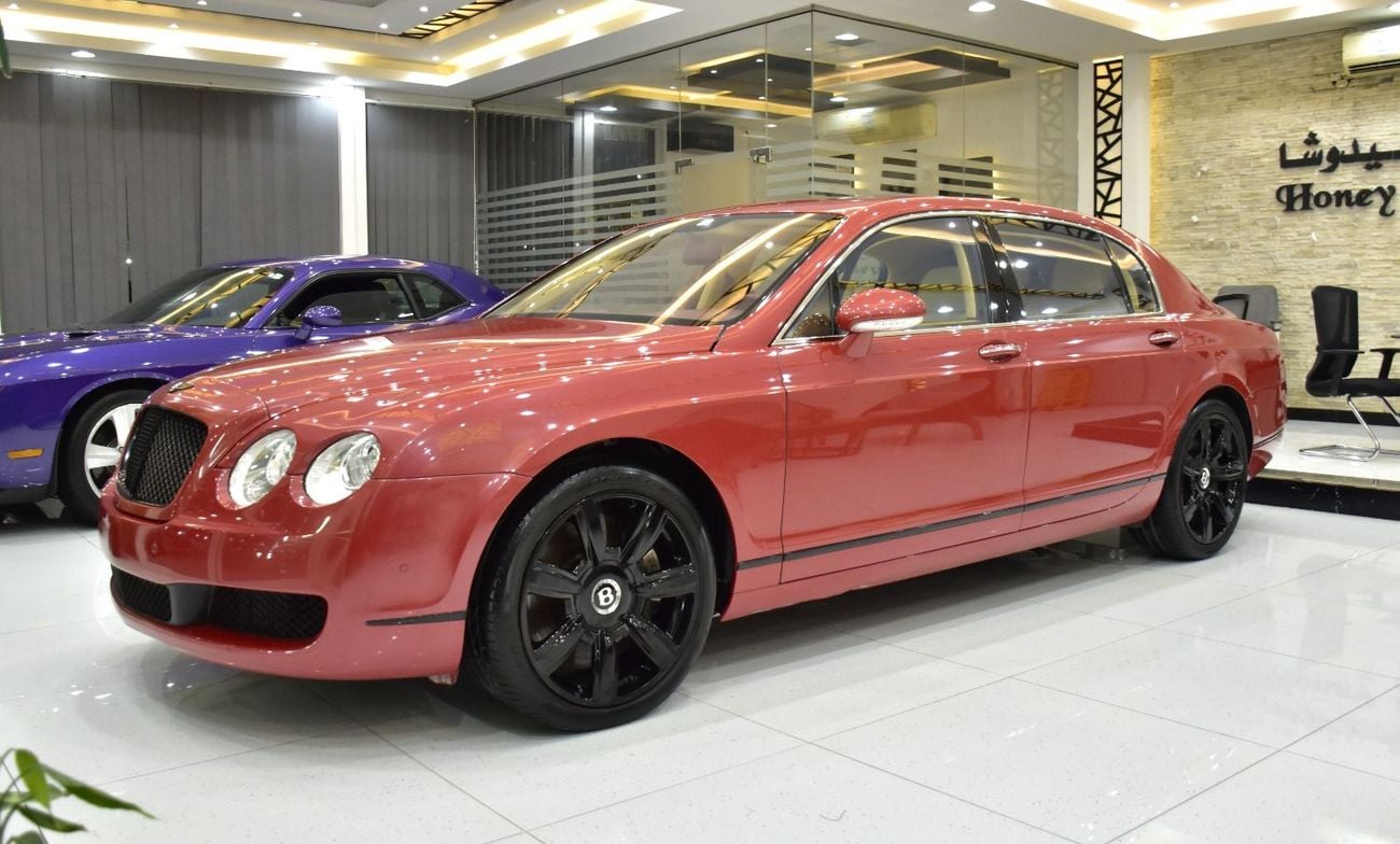 بنتلي فلاينج سبور EXCELLENT DEAL for our Bentley Flying Spur V12 ( 2007 Model ) in Orange Color GCC Specs