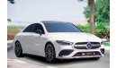 مرسيدس بنز CLA 35 AMG Mercedes Benz CLA35 AMG 2021 GCC Under Warranty and Free Service From Agency