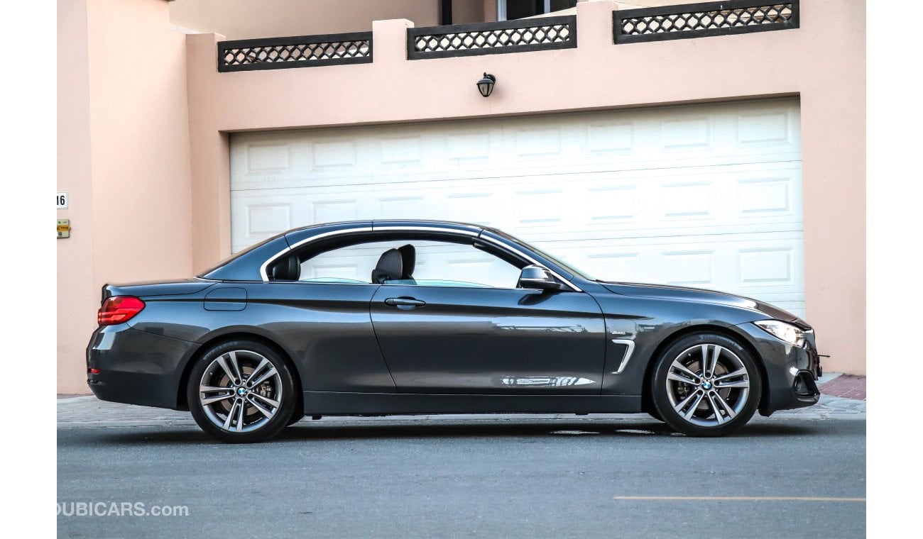 BMW 420i i Convertible 2016 GCC under Warranty with Zero Down-Payment.