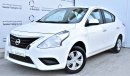 Nissan Sunny 1.5L SV 2016 GCC SPECS WITH DEALER WARRANTY STARTING FROM- 19,900 DHS