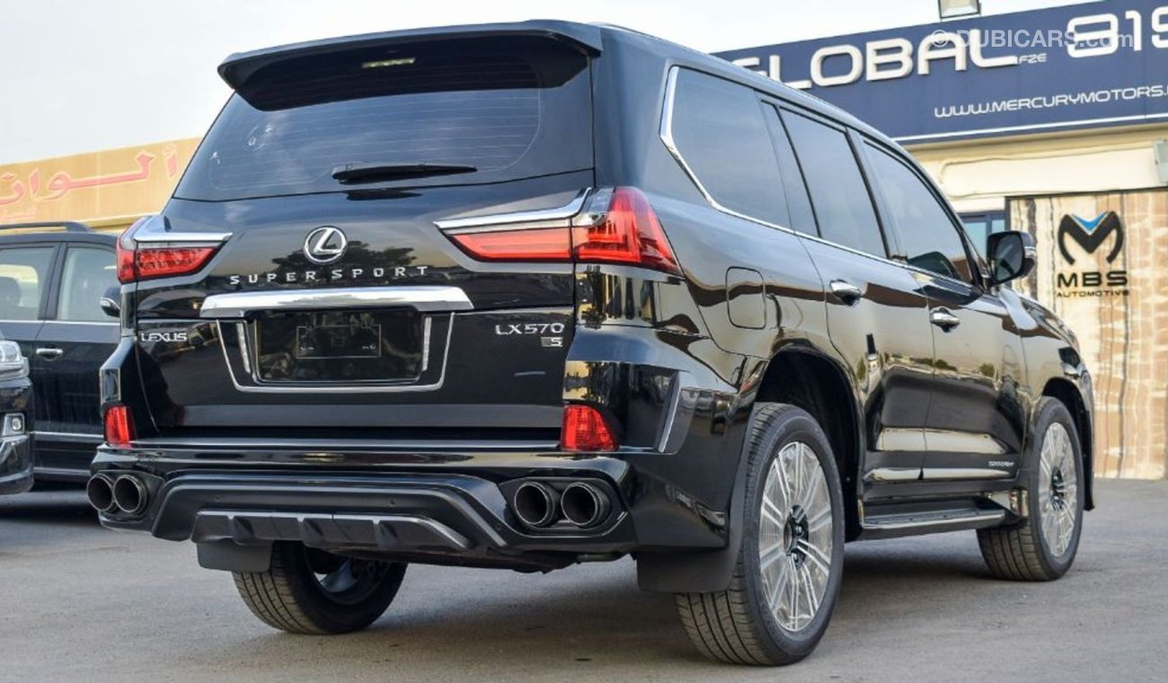 لكزس LX 570 5.7L Petrol A/T Super Sport Full Option with Luxury MBS Body Kit