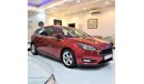 فورد فوكاس Ford Focus ( ECO Boost ) 2016 Model!! in Red Color! GCC Specs