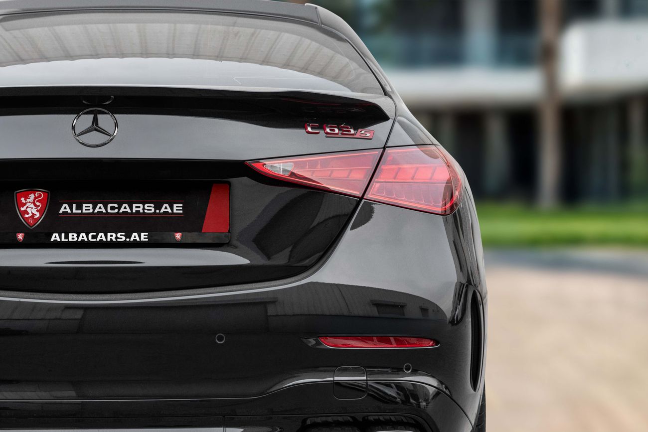 Mercedes-Benz C 63S AMG C63 S AMG | 7,834 P.M | 0% Downpayment | Mercedes C63 S AMG E-Performance!