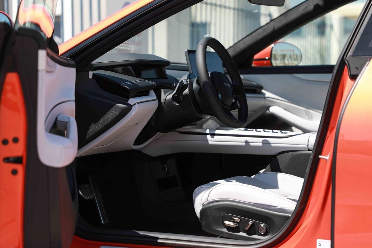 Xiaomi SU7 2025 XIAOMI SU7 MAX 21" SPORT WHEELS - ORANGE inside GREY | Export Price