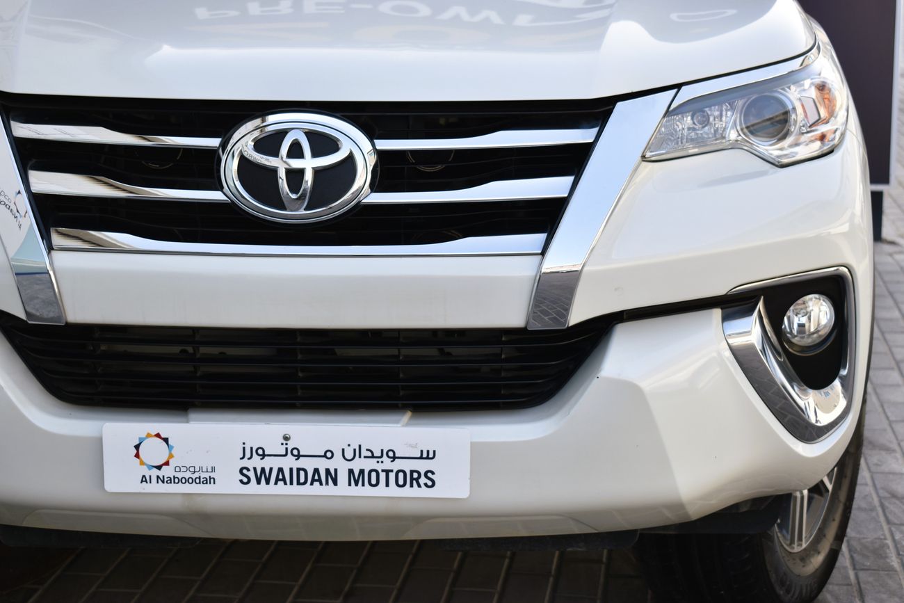 Toyota Fortuner AED 1519 PM | 2.7L EXR 4WD GCC DEALER WARRANTY