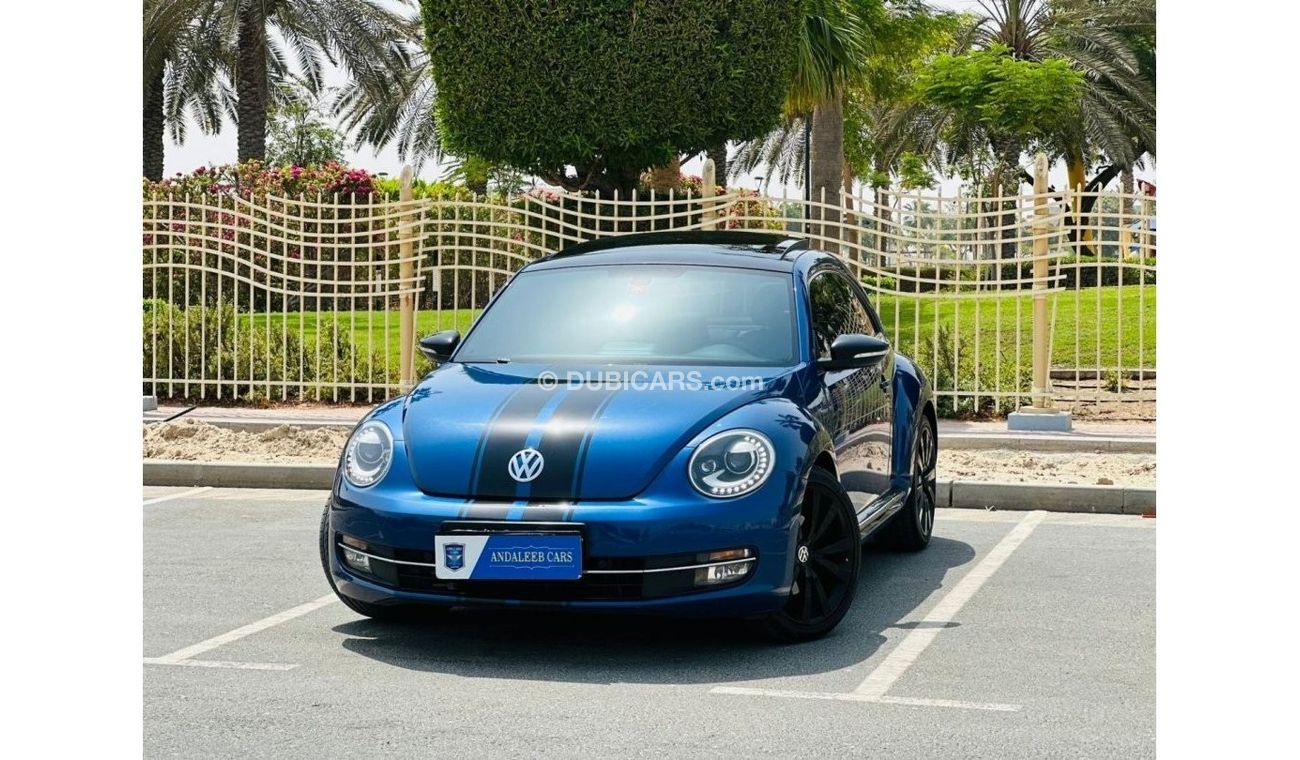 فولكس واجن بيتيل 940 PM || BEETLE 2.0 TURBO CHARGED || GCC || AVAILABLE ON 0% DP || FULL SERVICE HISTORY || R-LINE