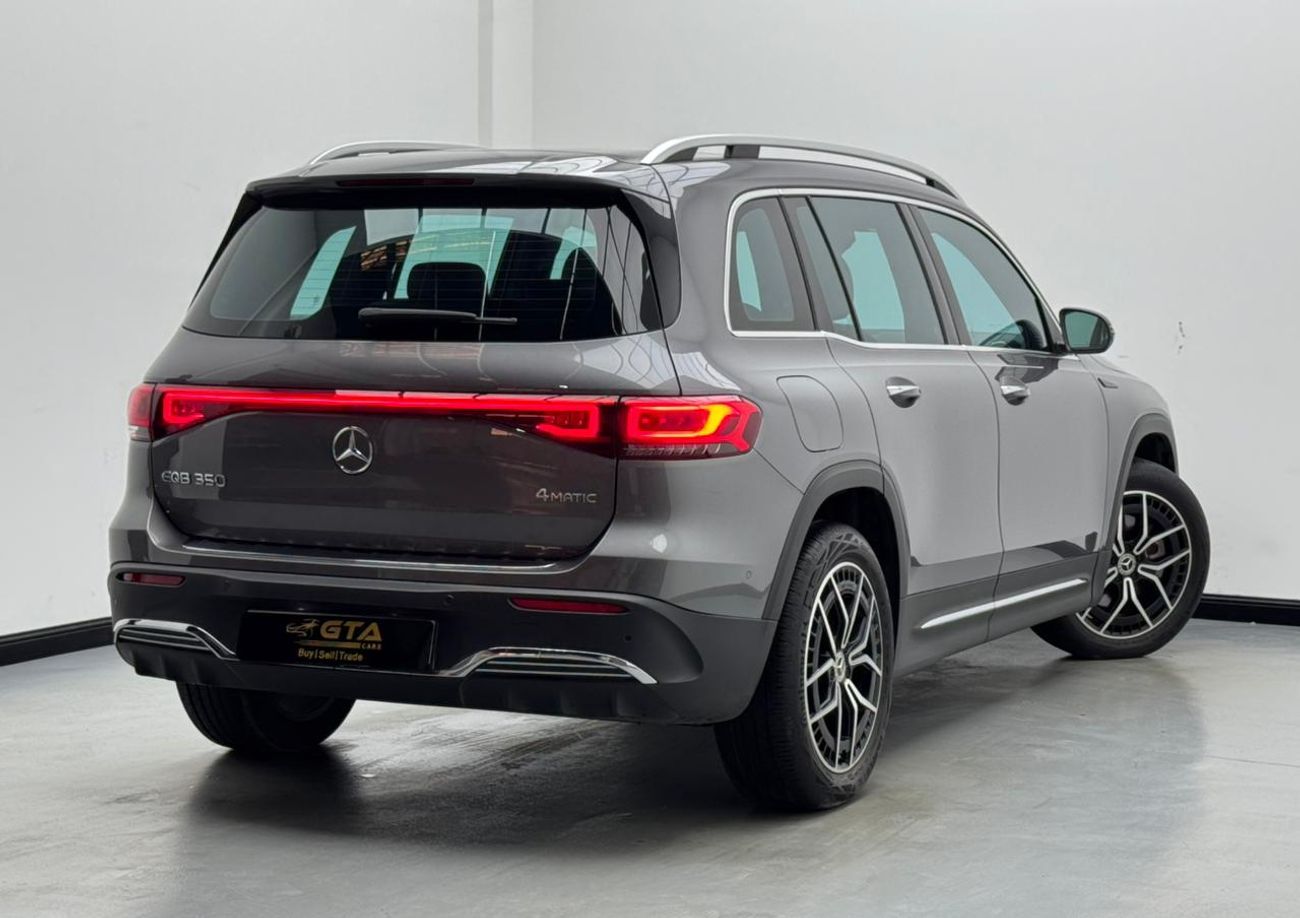 مرسيدس بنز EQB 350 2023 Mercedes-Benz EQB 350 4Matic, 2028 Mercedes Warranty, 2028 Mercedes Service Contract, GCC