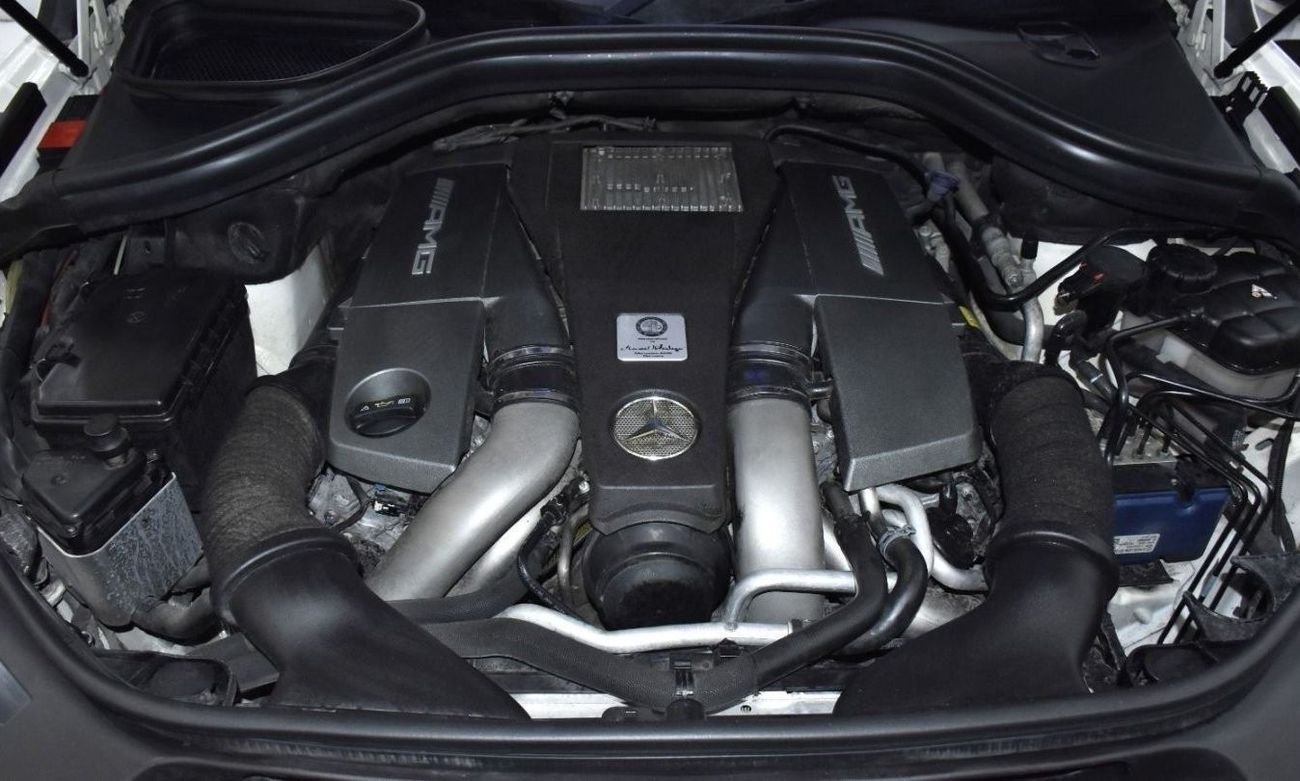 مرسيدس بنز ML 63 AMG EXCELLENT DEAL for our Mercedes Benz ML63 AMG ( 2015 Model ) in White Color GCC Specs