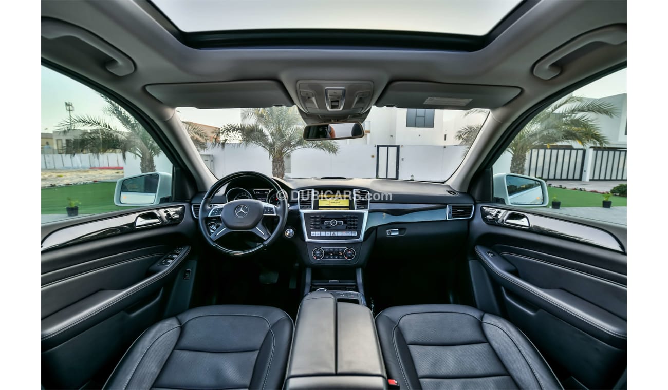 Mercedes-Benz ML 500 AMG - FREE 2 Years Warranty - AED 2,428 per month - 0% Downpayment