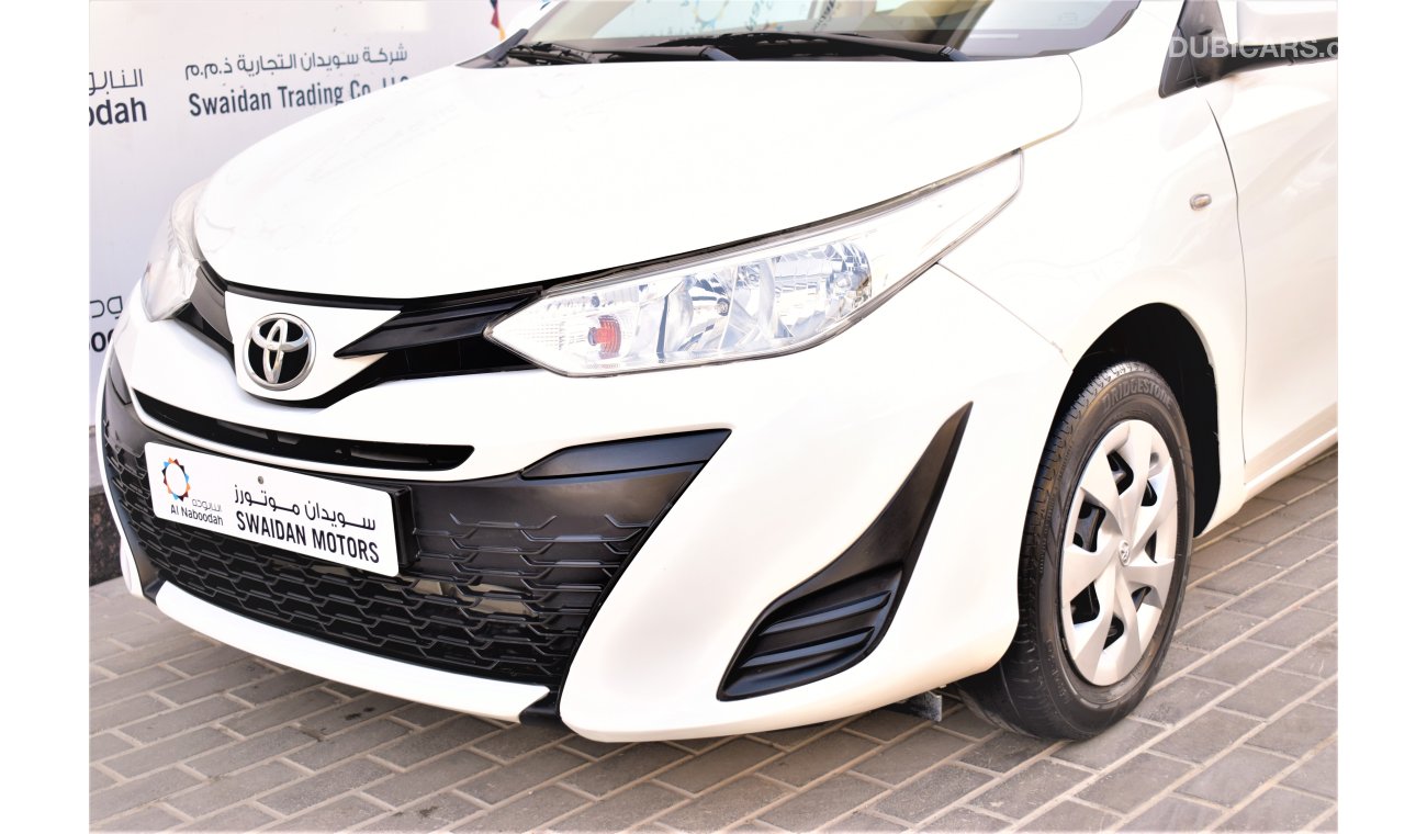 تويوتا يارس AED 860 PM | 0% DP | SEDAN 1.5 SE GCC DEALER WARRANTY