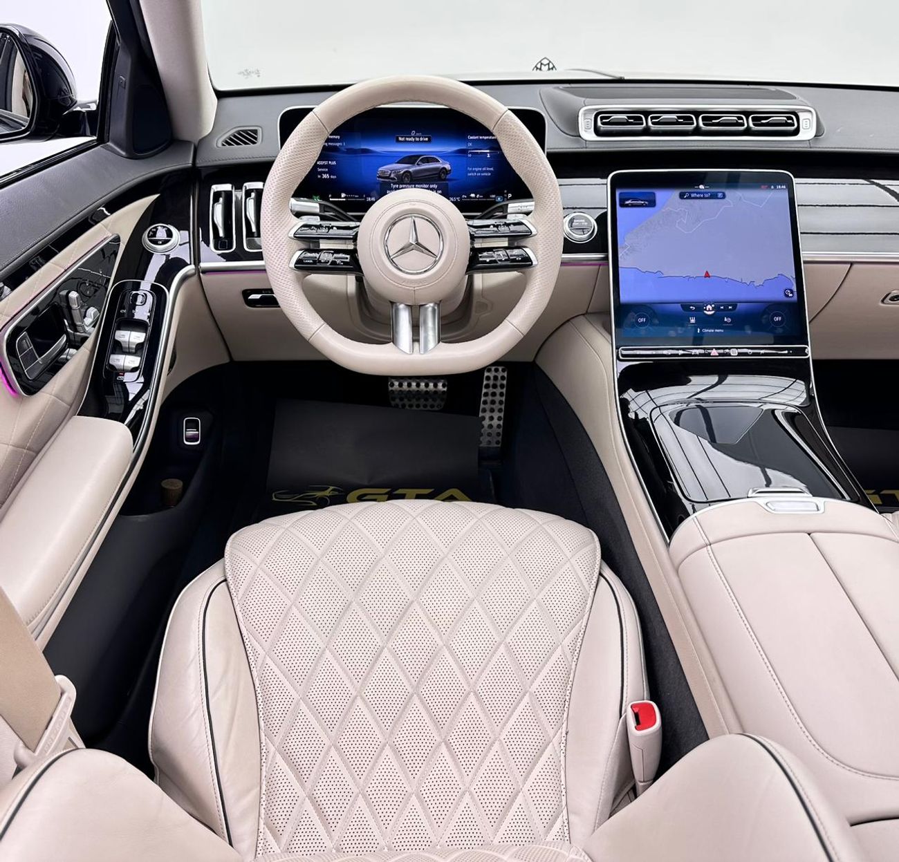 Mercedes-Benz S 580e 2023 Mercedes-Benz S580e, Maybach Kit, 1 Year Unlimited Km Warranty, Full Service History, GCC