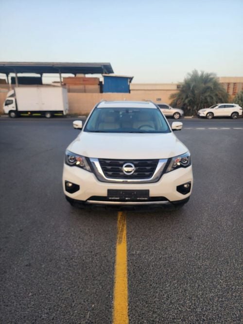 Nissan Pathfinder SL 3.5L (7 Seater) (SL) GCC SPECS WHITE WITH SUNROOF