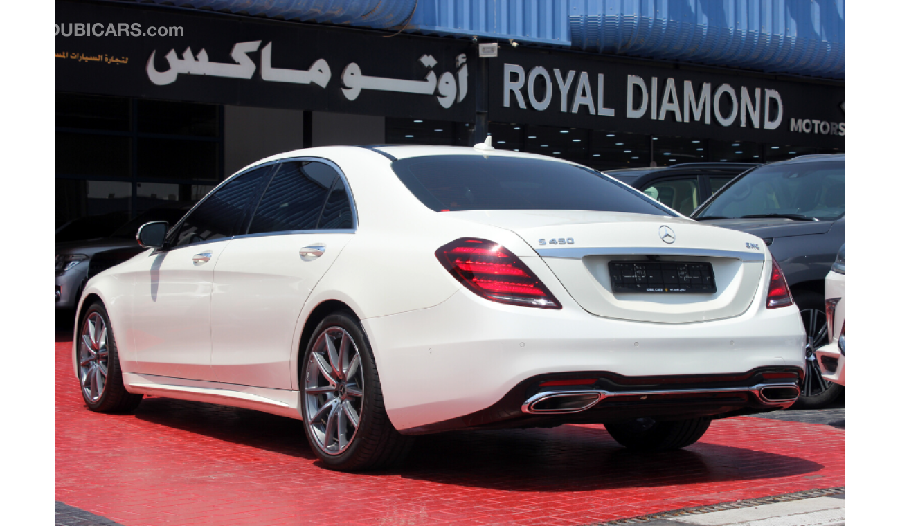 Mercedes-Benz S 450 (2019)V6 GCC, UNDER WARRANTY  & SERVICE CONTRACT FROM LOCAL DEALER