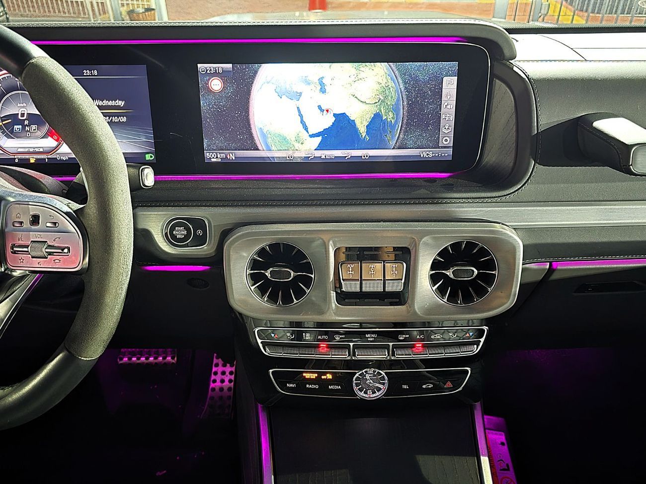 مرسيدس بنز G 63 AMG Used Mercedes AMG G63  4.0L V8 BiTurbo Full Option Mut Brown  Color 2021 Model